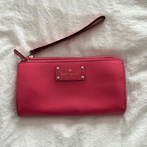 Kate spade pink wristlet